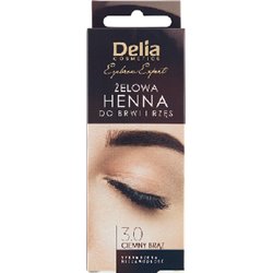 Delia Cosmetics procolor Henna do brwi i rzęs żelowa 3.0 ciemny brąz