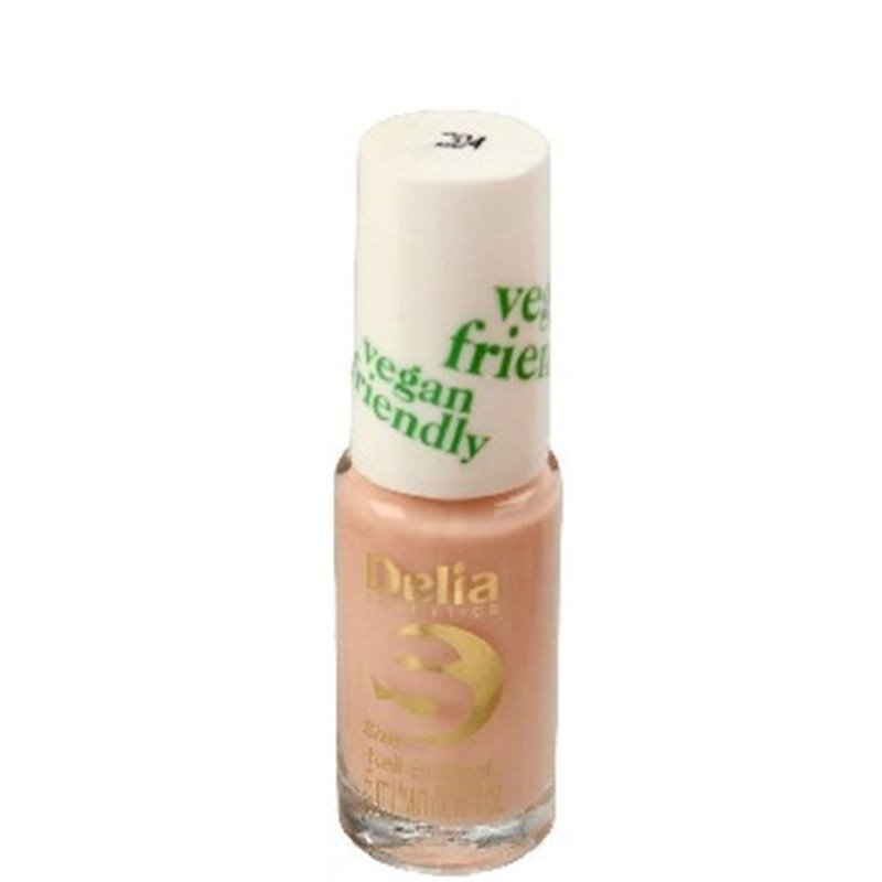 Delia DC- Size S lakier do paznokci Vegan Friendly 5ml 204 Honey Pink