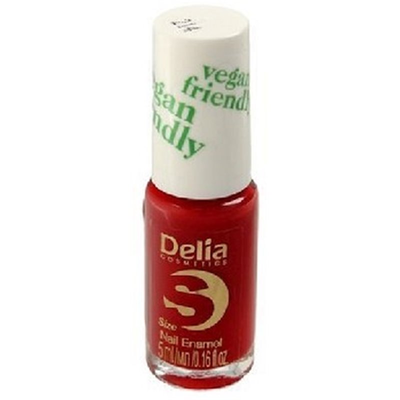 Delia DC- Size S lakier do paznokci Vegan Friendly 5ml 214 Lady in Red