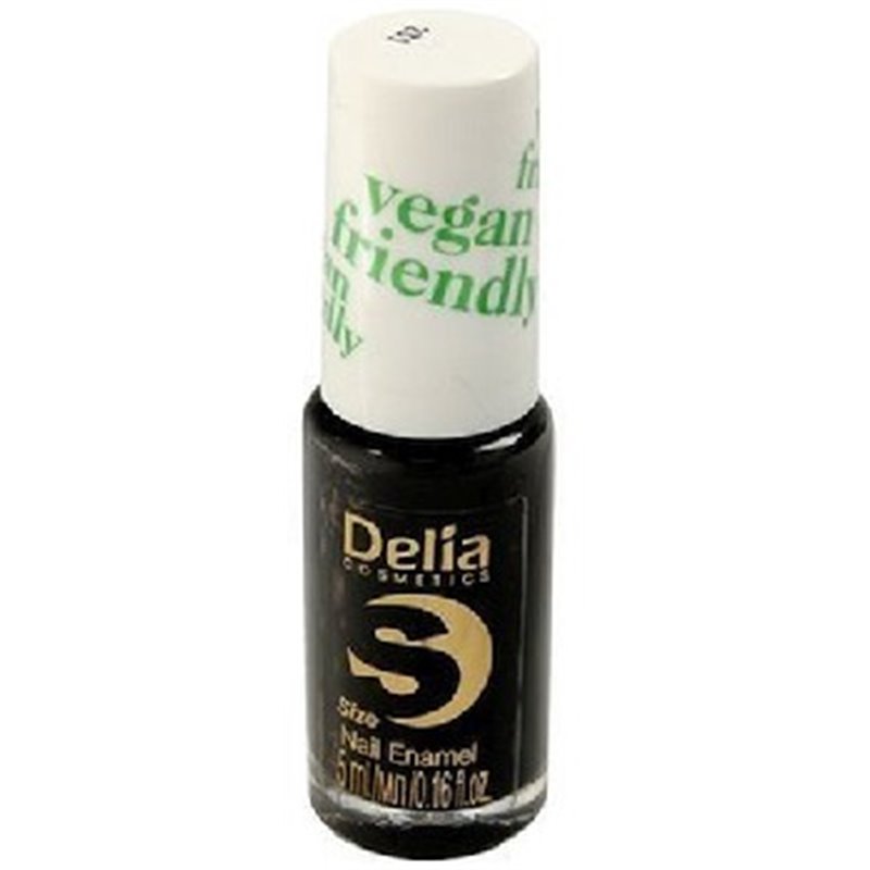 Delia DC- Size S lakier do paznokci Vegan Friendly 5ml 231 Black Orchid