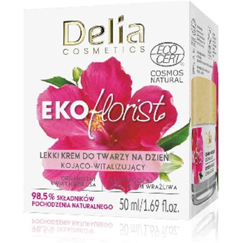 Delia Ekoflorist Hibiskus lekki krem do twarzy na dzień 50ml