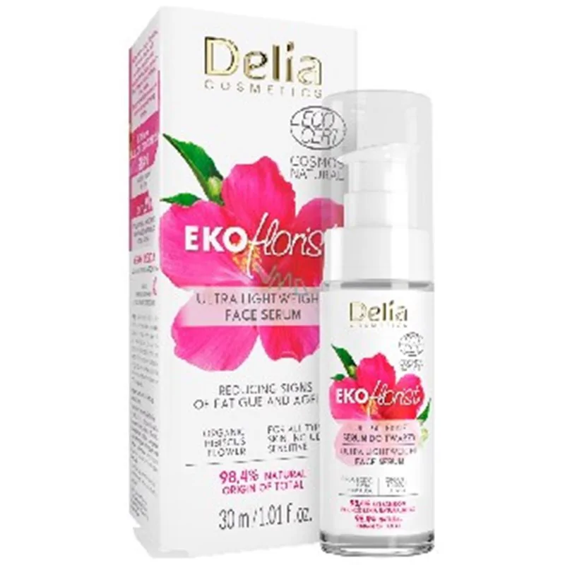 Delia Ekoflorist Hibiskus ultra lekkie serum do twarzy 30ml