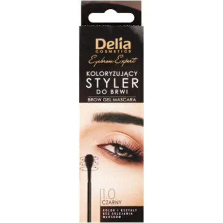 Delia Eye Brow Expert styler do brwi czarny 11ml