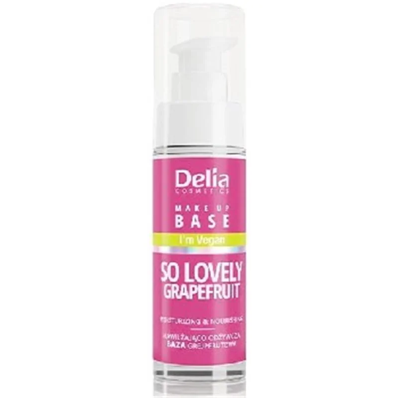 Delia make up baza lovely graperfruit nawilżająco-odżywiająca 30ml