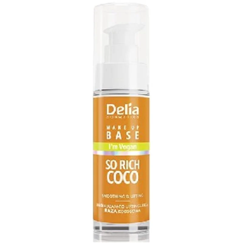 Delia make up baza rich coco wygładzająco-liftingująca 30ml