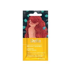 Delia maseczka do twarzy rozjaśniająca kremowa saszetka 8ml
