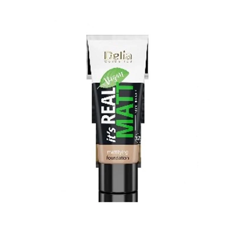 Delia podkład Real Matt 101 Porcelain 30ml