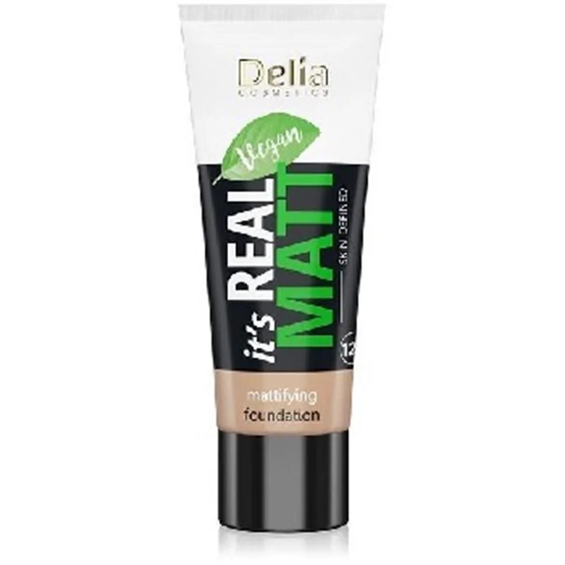 Delia podkład Real Matt 102 Natural 30ml