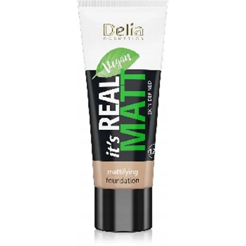 Delia podkład Real Matt 103 Warm Beige 30ml