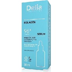 Delia serum nawilżające do twarzy szyi i dekoltu kolagen 30ml