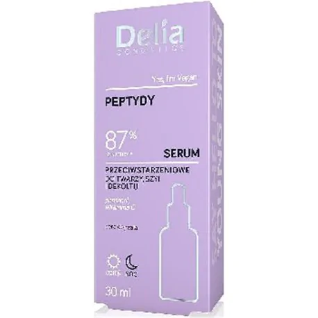 Delia serum przeciwstarzeniowe do twarzy szyi i dekoltu peptydy 30ml