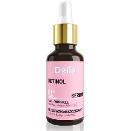 Delia serum przeciwzmarszkowe do twarzy szyi i dekoltu retinol 30ml
