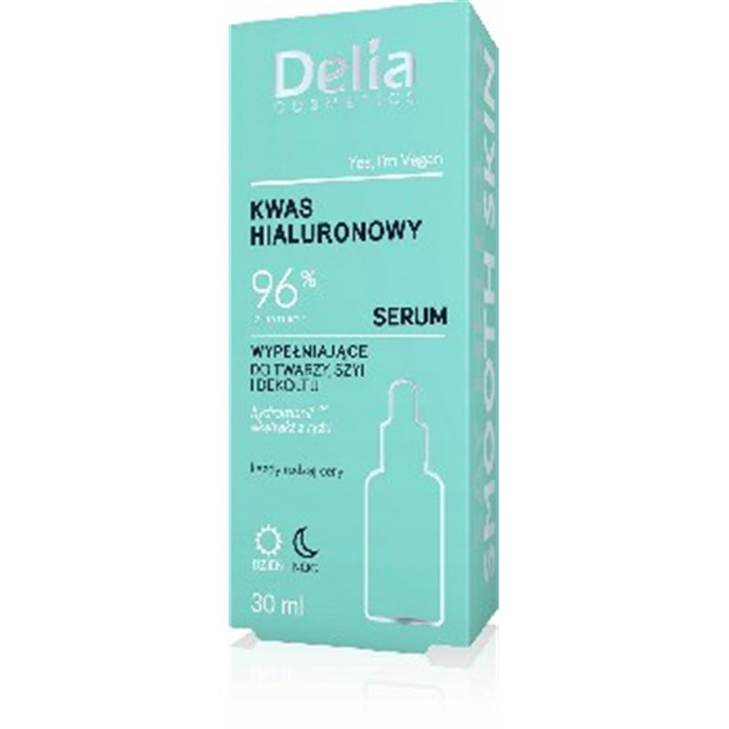 Delia serum wypełniające do twarzy szyi i dekoltu kwas hialuronowy 30ml
