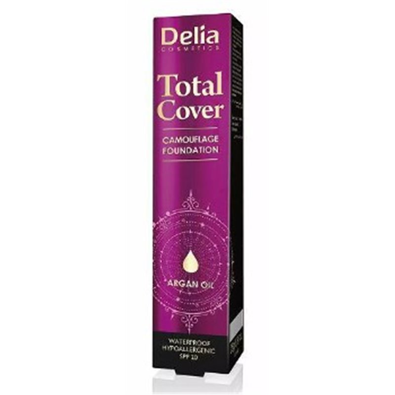 Delia Total Cover Podkład do twarzy kryjący 52 25g