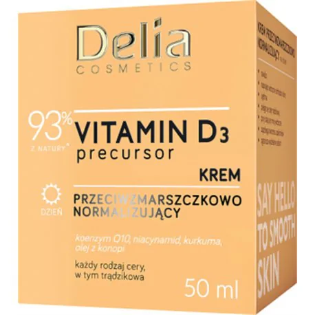 Delia Vitamina D3 krem przeciwzmarszczkowy do twarzy na dzień 50ml