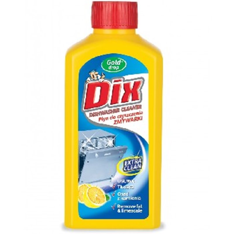 Dix płyn do czyszczenia zmywarek cytrynowy 250ml