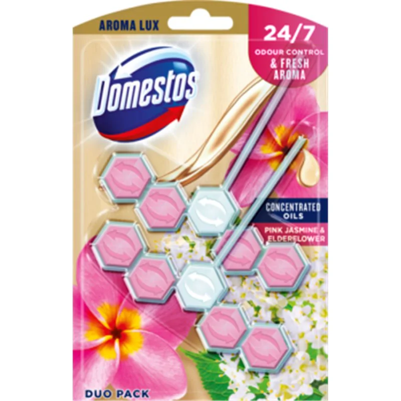 Domestos kostka WC Aroma Lux Pink Jasmine 2szt