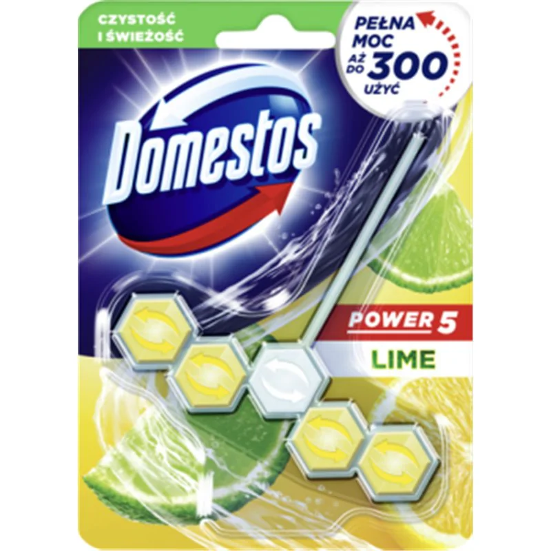 Domestos Power 5 Kostka zapachowa Lime 55 g