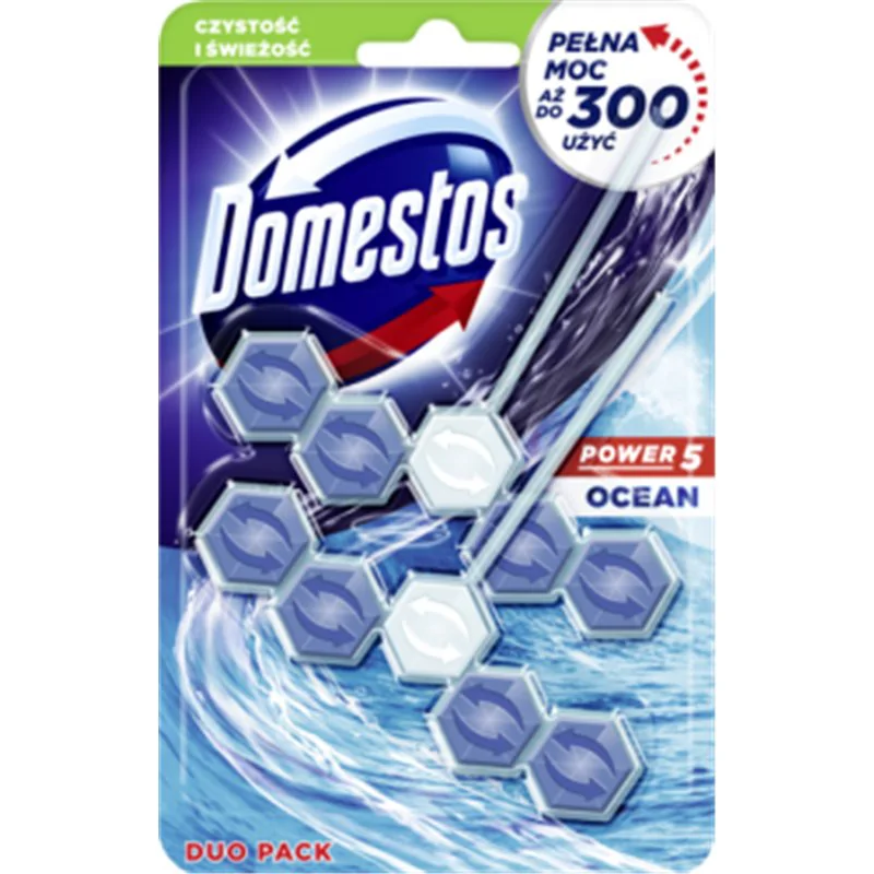 Domestos Power 5 Ocean Kostka toaletowa 2 x 55 g