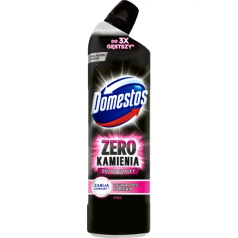 Domestos Zero Kamienia Żel do toalet Pink 750 ml