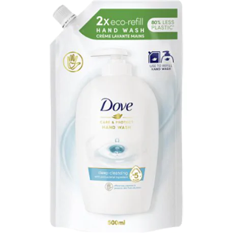 Dove Care & Protect mydło w płynie antybakteryjne zapas 250 ml