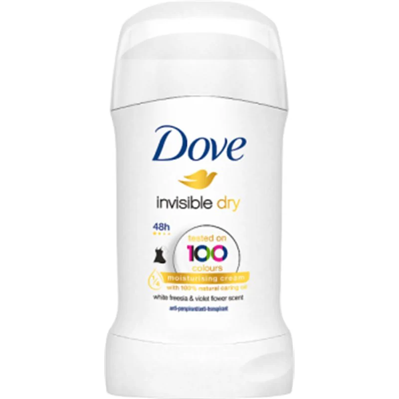 Dove Invisible Dry Antyperspirant w sztyfcie 40 ml