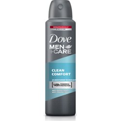 Dove Men plus Care Clean Comfort Antyperspirant w aerozolu 150 ml