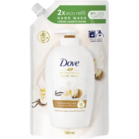 Dove Shea Butter with Warm Vanilla Pielęgnujące mydło w płynie 500 ml
