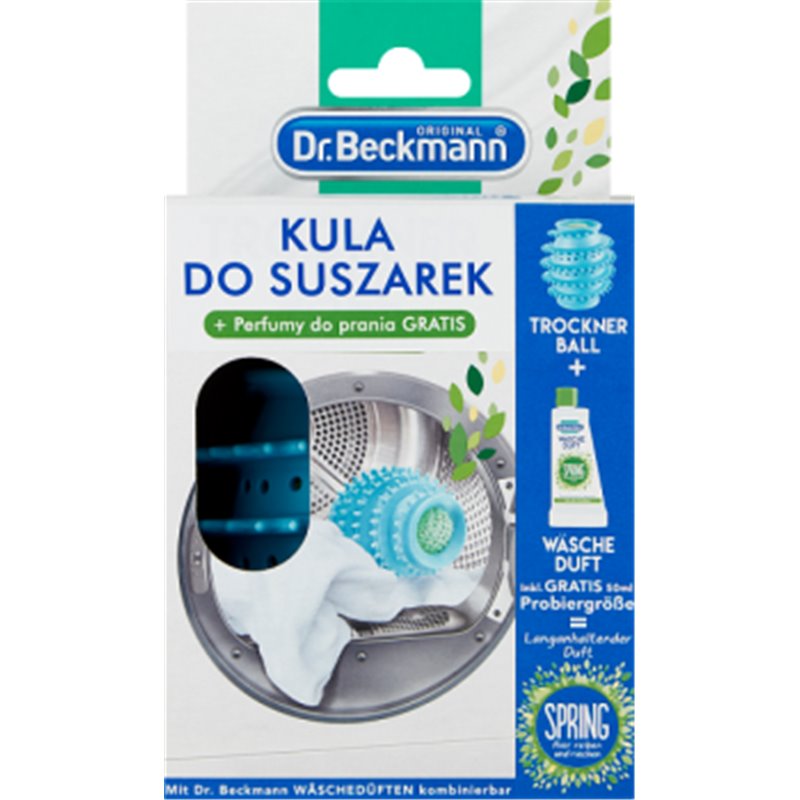 Dr. Beckmann Kula do suszarek i perfumy do prania wiosna 50 ml