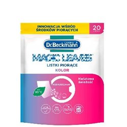 DR. BECKMANN Magic Leaves Listki do prania kolorowego 20szt