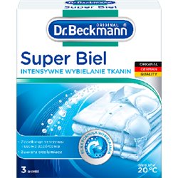 Dr. Beckmann Super Biel Intensywne wybielanie tkanin 40g 3 szt