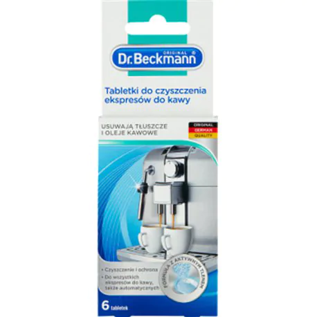 Dr. Beckmann Tabletki do czyszczenia ekspresów do kawy 6 x 1,6 g