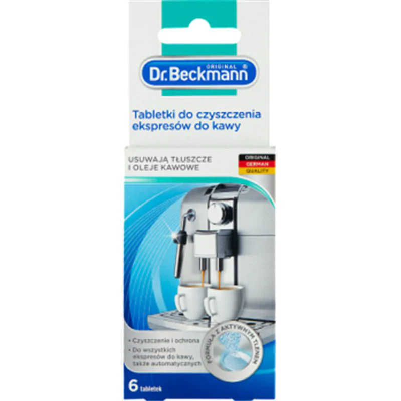 Dr. Beckmann Tabletki do czyszczenia ekspresów do kawy 6 x 1,6 g