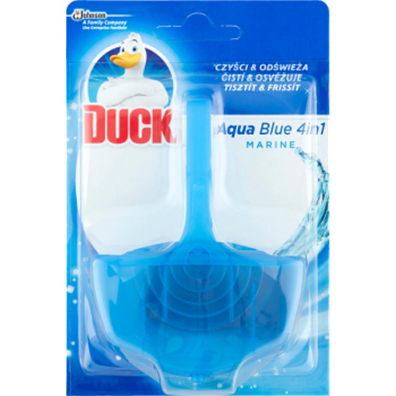 Duck Aqua Blue 4in1 Zawieszka do toalet 40 g