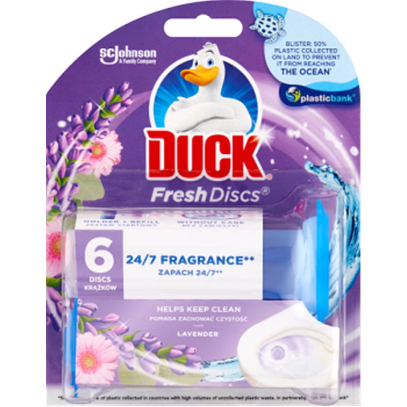 Duck Fresh Discs Lavender Żelowy krążek do toalety 36 ml