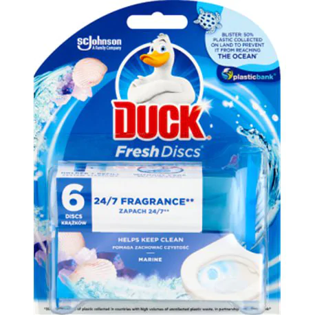 Duck Fresh Discs Marine Żelowy krążek do toalety 36 ml