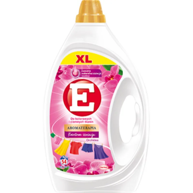 E Aromaterapia żel do prania tkanin kolorowych Orchidea 2430 ml (54 prań)