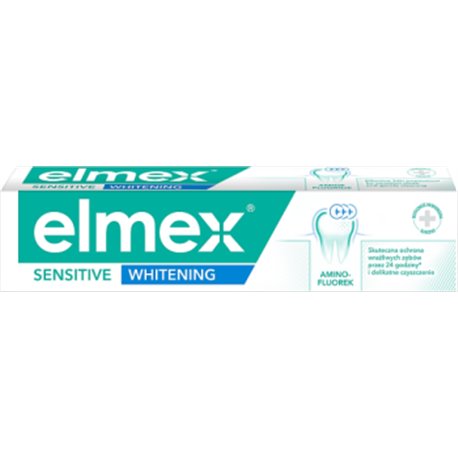 Elmex Sensitive Whitening z aminofluorkiem Pasta do zębów 75 ml