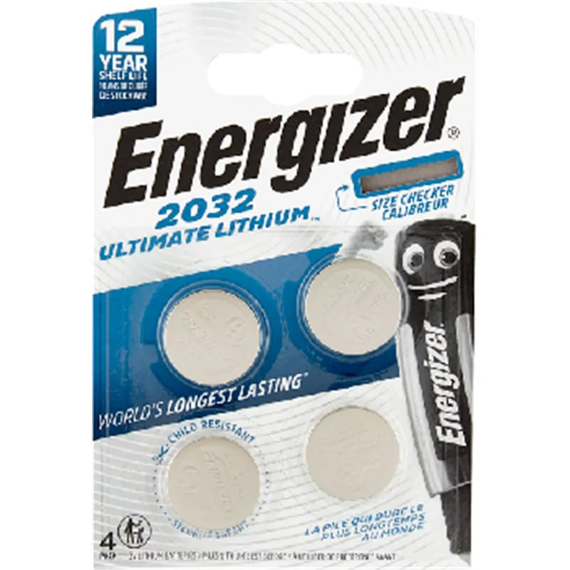 Energizer CR2032 3 V Baterie litowe 4 sztuki