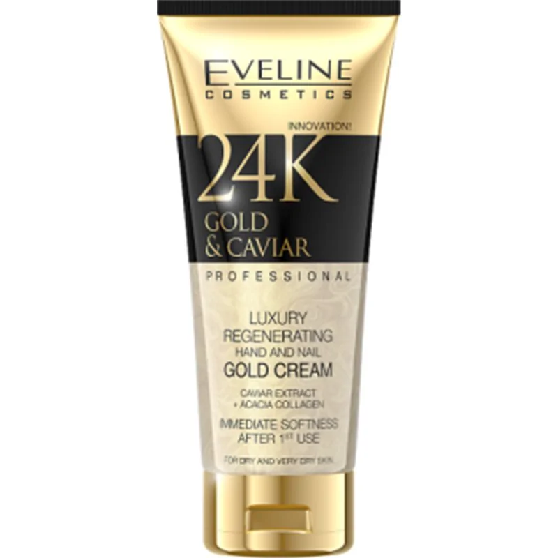 Eveline 24k Gold cavior luksusowy rergenerujący złoty krem do rąk 100ml