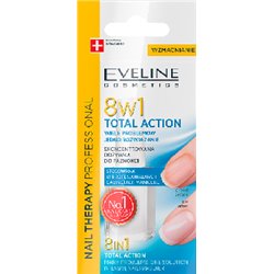 Eveline 8w1 odżywka do paznokci Total Action 12 ml