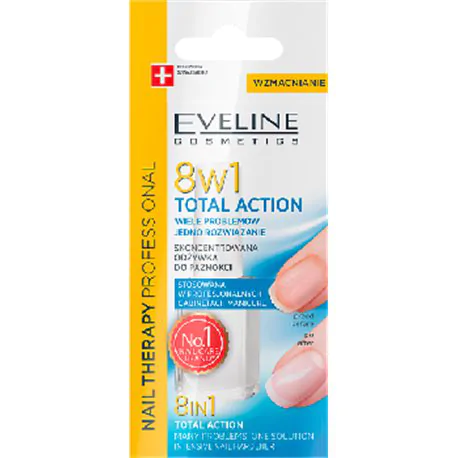 Eveline 8w1 odżywka do paznokci Total Action 12 ml