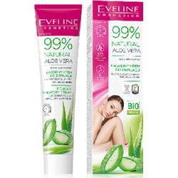 Eveline 99% Natural Aloe Vera Krem do depilacji rąk, nóg i bikini