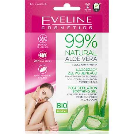 Eveline 99% Natural Aloe Vera Żel po depilacji