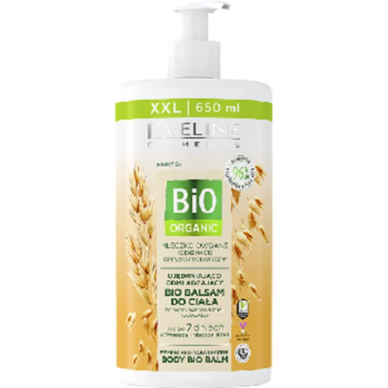 Eveline Bio Organic Ujędrniająco-odmładzający balsam do ciała z mleczkiem owsianym