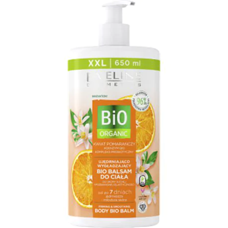 Eveline Bio Organic Ujędrniająco-wygładzjący bio balsam do ciała, Pomarańcza