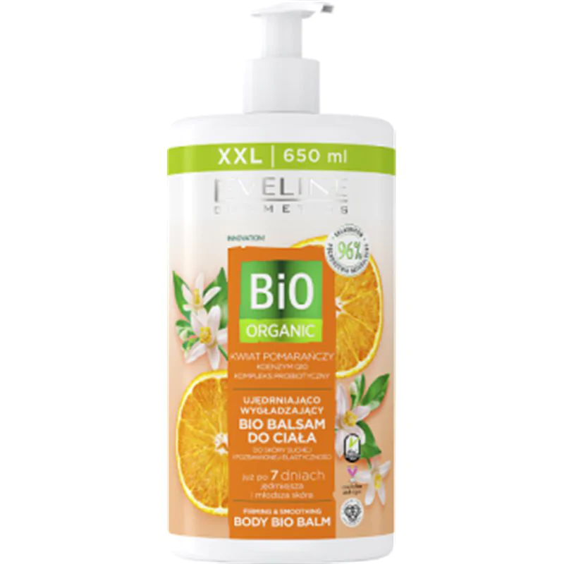 Eveline Bio Organic Ujędrniająco-wygładzjący bio balsam do ciała, Pomarańcza