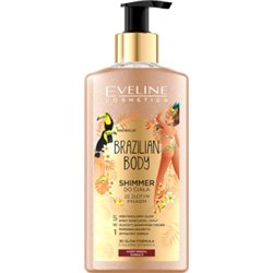 Eveline Brazilian Body Shimmer do ciała ze złotym pyłkiem