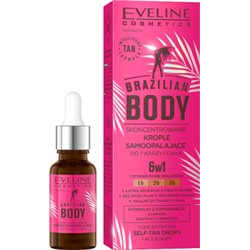 Eveline Brazilian Body Skoncentrowane krople samoopalące do twarzy i ciała