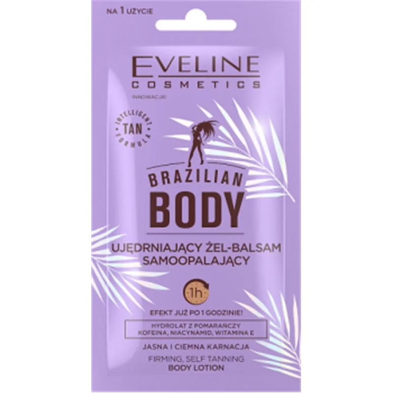 Eveline Brazilian Body Ujędrniający żel-balsam samoopalający 12ML